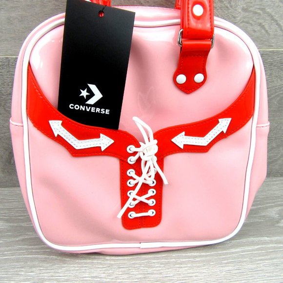Converse x Mademe Purse Bag Pink Fiery Red NEW - Picture 3 of 15